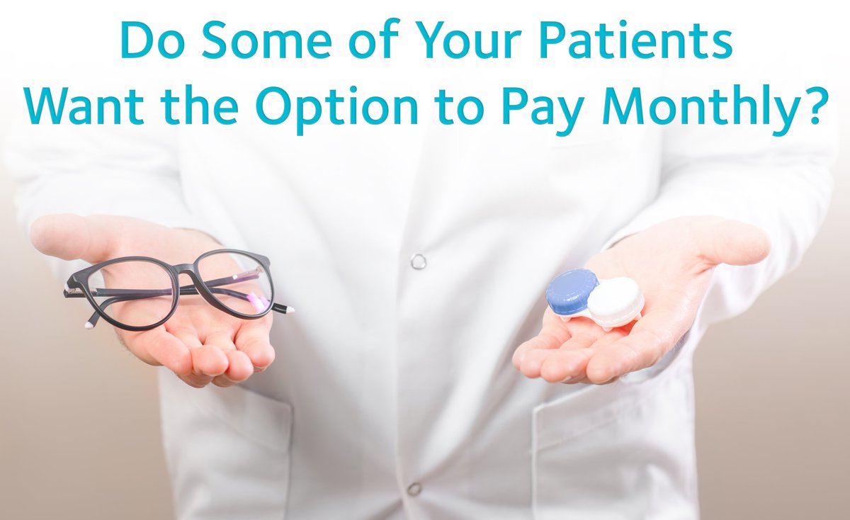 LensFerry's tweet photo. Patients want choices with glasses, contacts AND payment solutions.

https://t.co/Z6kcoOT0PA https://t.co/CCZar1jJaN