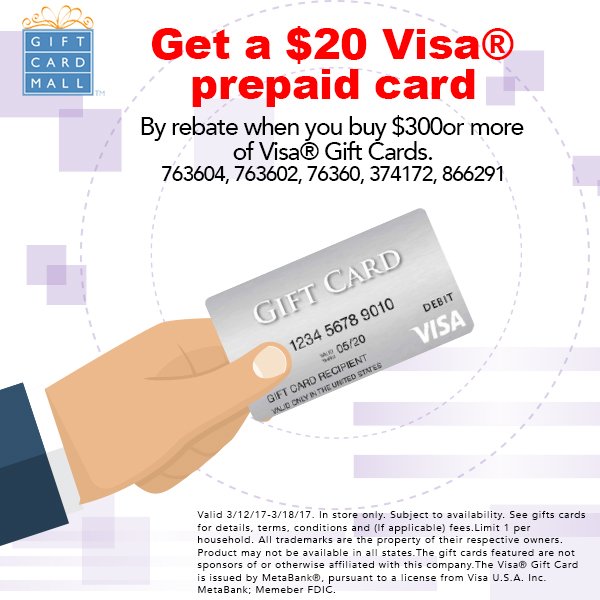 Visa® $300 Gift Card