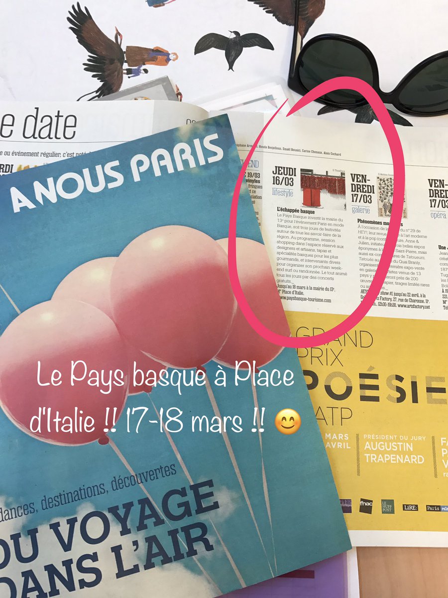 mairiedu13's tweet image. Ce week-end si vous n'allez pas au Pays basque..Venez à Place d'It!Merci @anousparis : Paris en mode basque dans la sélection de la semaine!