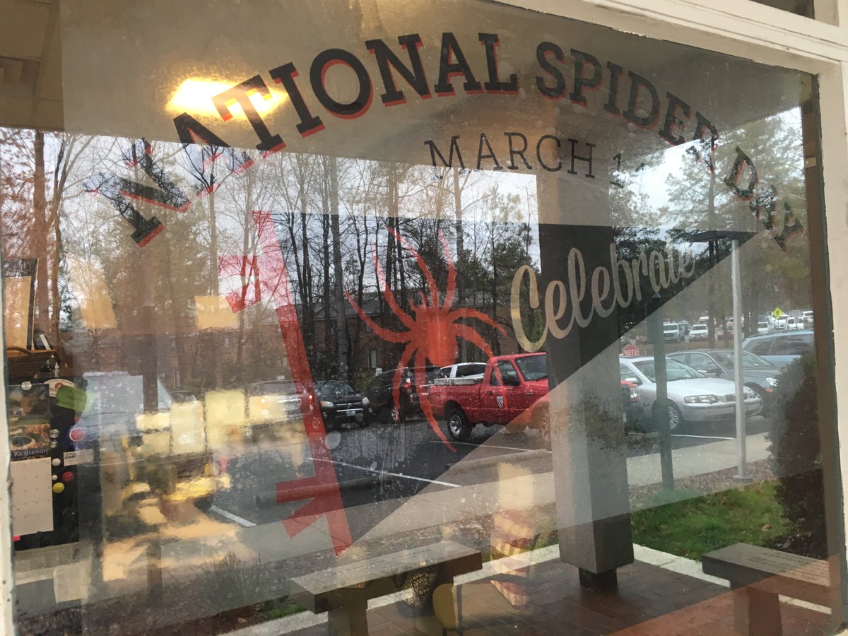 It's National Spider Day and #SPCS is celebrating! Come join us in the Special Programs Building! #SpiderDay #SpiderPride
