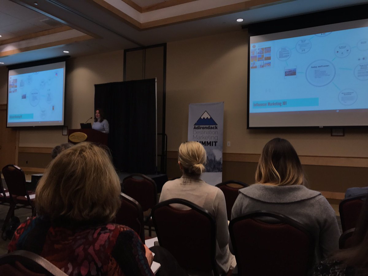 StanziBliss's tweet photo. Learning about influencer marketing with @rwsteffan! Go Bec! #adksummit2017 https://t.co/n5cQ4lOjUR