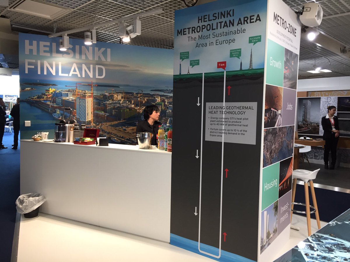 FanglanTao's tweet photo. The Most Sustainable Area in Europe #espoo #espooinnovation #helsinkifinland #MIPIM2017 https://t.co/UT1c3bhxR8