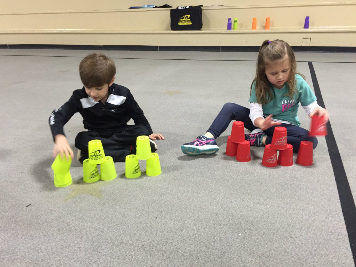 Kindergarten students at Glenwood play Fetch 9 with their Speed Stacks and finish by completing a 3-3-3 stack. 
<a href="/jshepherdedu/">Jill Shepherd</a> <a href="/cgravesedu/">Carrie Graves</a>