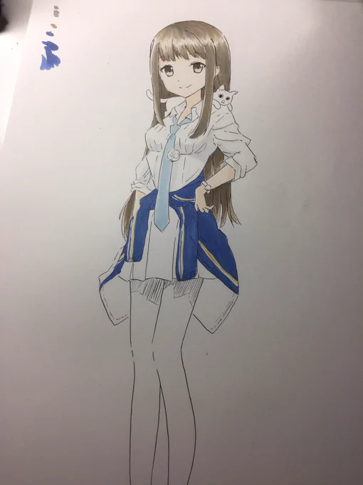 政リベでいっそ有名になったTivさん。自分はこもりクインテットの時からイラストが好きになったなー。とふと思ったのでスミレさんの模写をしてまーす。 