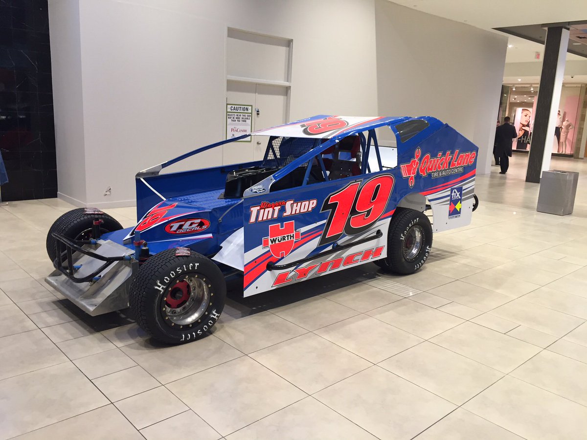 edlearnford's tweet image. Some of our Techs also Race cars!  Check out our Quicklane Manager Charlie Lynch's Dirt Car Sportmans class on display at the Pen Center!