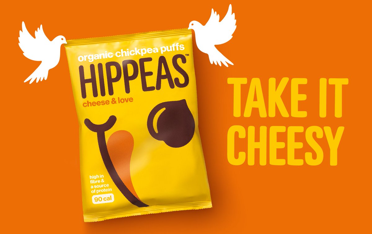 hippeas_snacks's tweet photo. Who's coming down to try our new #CheeseAndLove flavour at @IFEexhibition this weekend? #HIPPEAS #IFE2017 https://t.co/LtxFXSwNXg