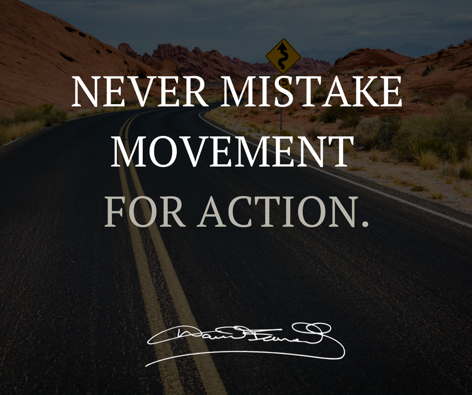 StratPerfGroup's tweet photo. A car that drives in circles never reaches its destination. #Motivation https://t.co/1VYi007bls