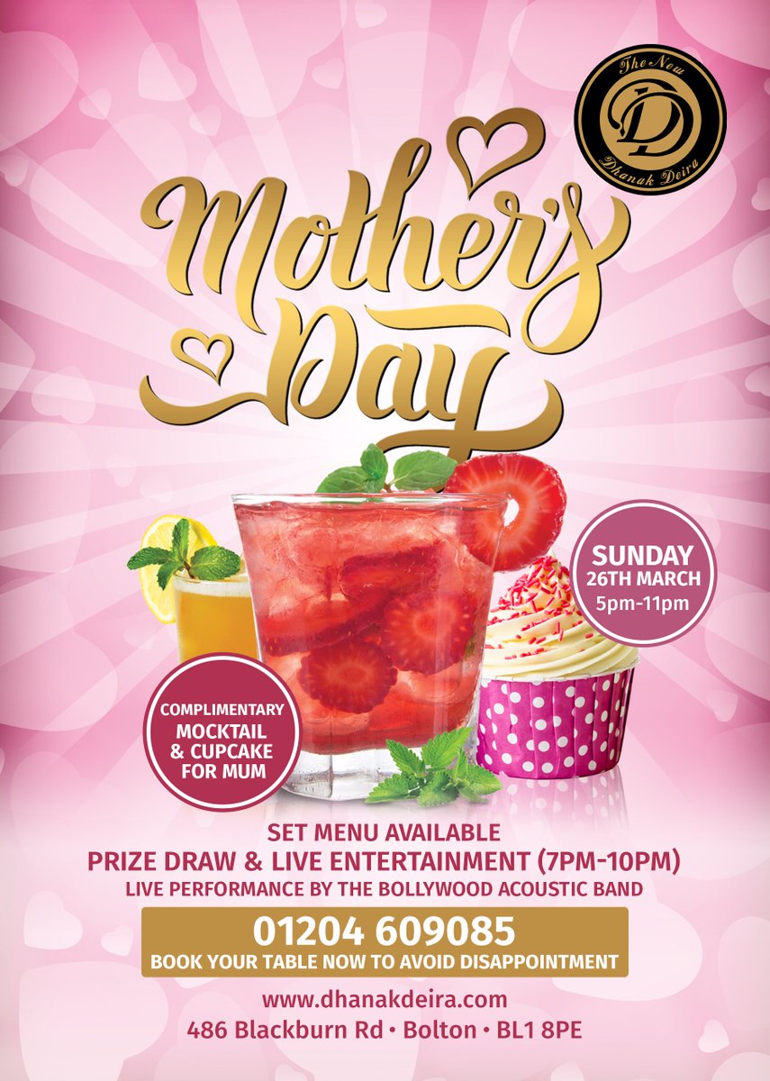 Exciting times coming this Mother’s Day! Get booked in here: ow.ly/GqpO309TxEj