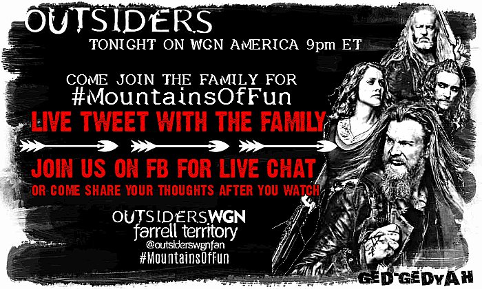 BetaTerritory's tweet photo. #TravelTuesday Will you be traveling up Shay with us tonight? @OutsidersWGN #OutsidersWGN #LiveTweeting #LiveFBChat https://t.co/PwkMdTGezl https://t.co/evPzj9NPpK