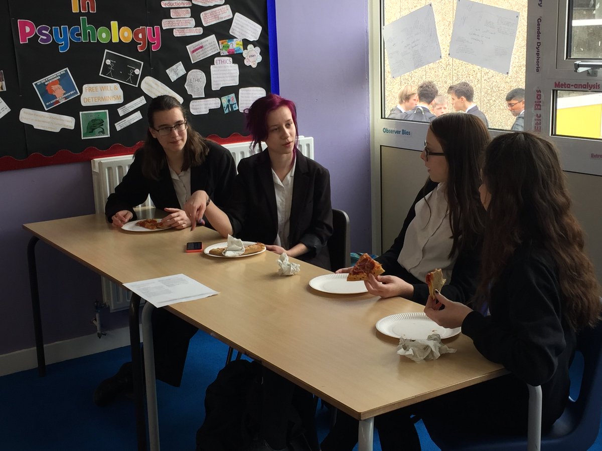 Year 11 students are looking forward to studying psychology next year! Apparently, Miss Webb buys pizza for the students every week??
