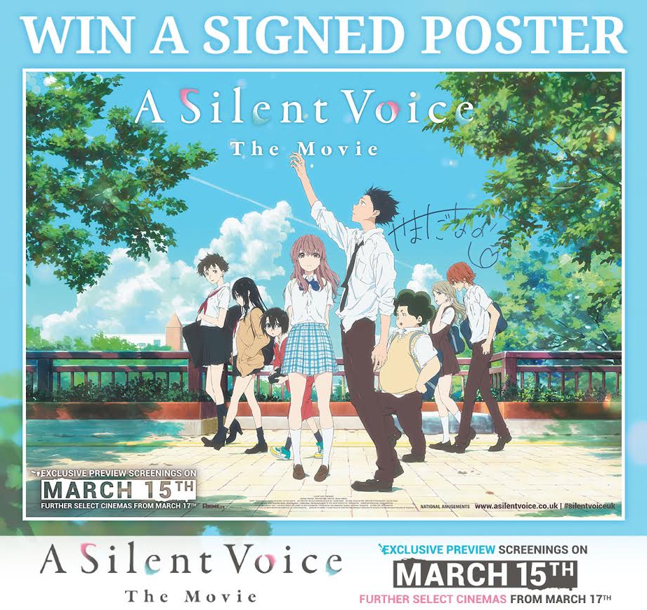 thncom's tweet photo. RT to be in with chance of winning this signed poster for A Silent Voice - In UK cinemas from 15th March! #Competition #ASilentVoice https://t.co/r5is8CAIU3