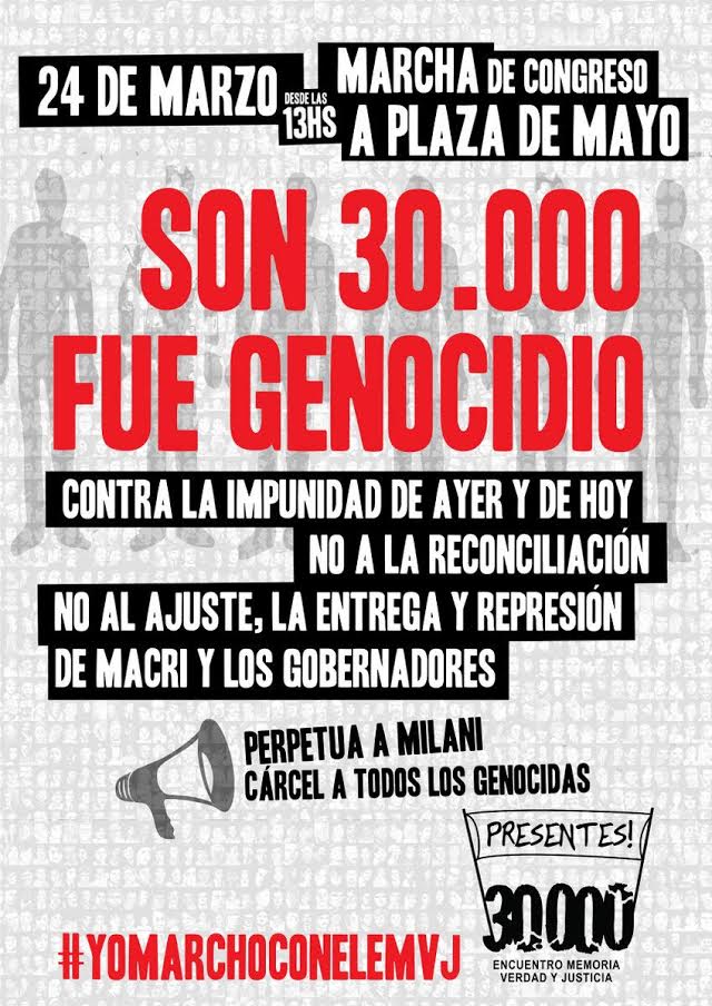 ProyectoSurPcia's tweet photo. https://t.co/JQGud9K8Wz 30000 razones para seguir luchando !
