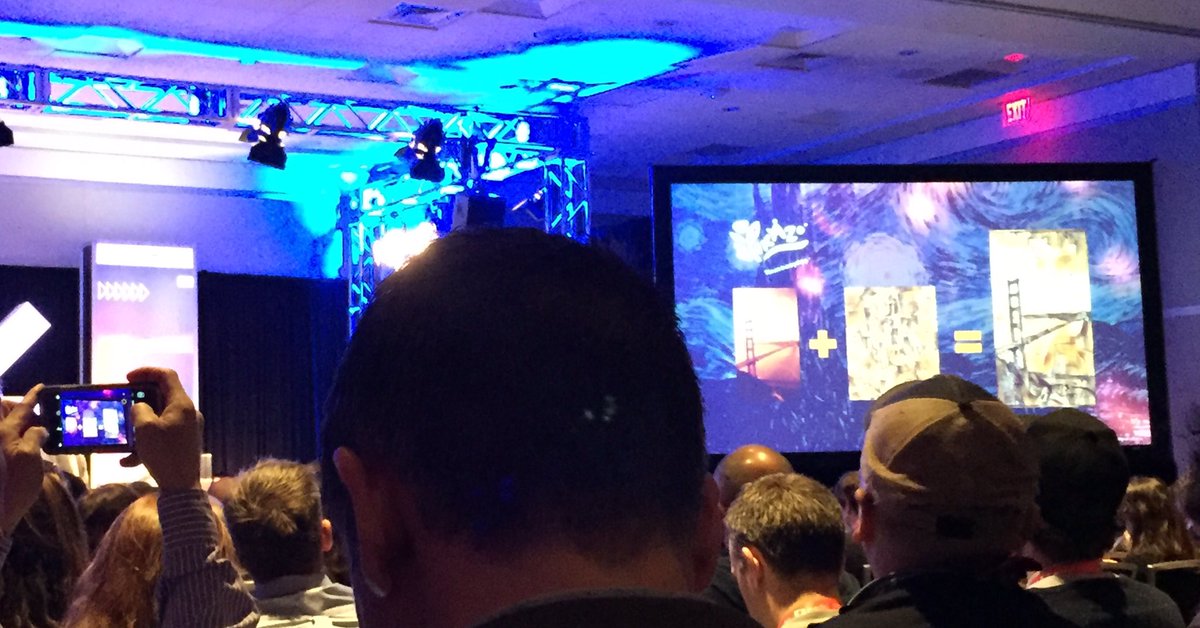 waperry's tweet photo. Example of #AI applied to #art & making non-artists #artists @pikazoapp #photography #film @intel #SXSW #NVIUS2017 https://t.co/zz9DnQpY0n