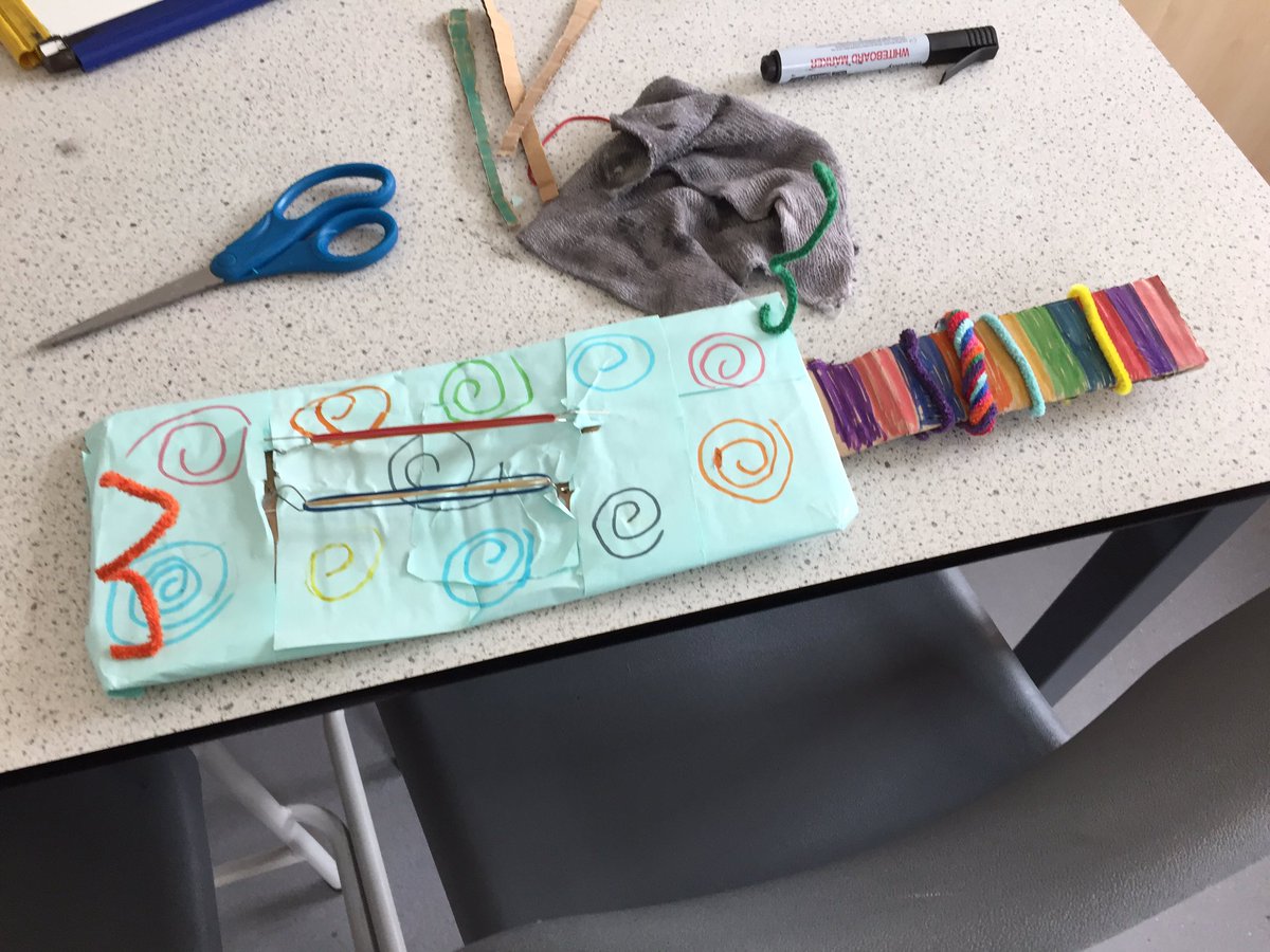 KHSScience's tweet photo. Making some fantastic musical instruments in s1 science Enrichment! #musicmeetsscience #musicisscience https://t.co/BmG4AFlHQQ