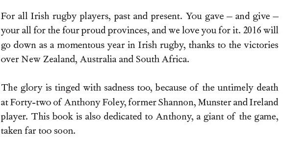 IrishRugby's tweet photo. Dedicated to Irish Rugby players past &amp; present. Like &amp; RT for a chance to win a signed copy of the latest from @BenKaneAuthor #Eagles https://t.co/g6HlLRqw8t