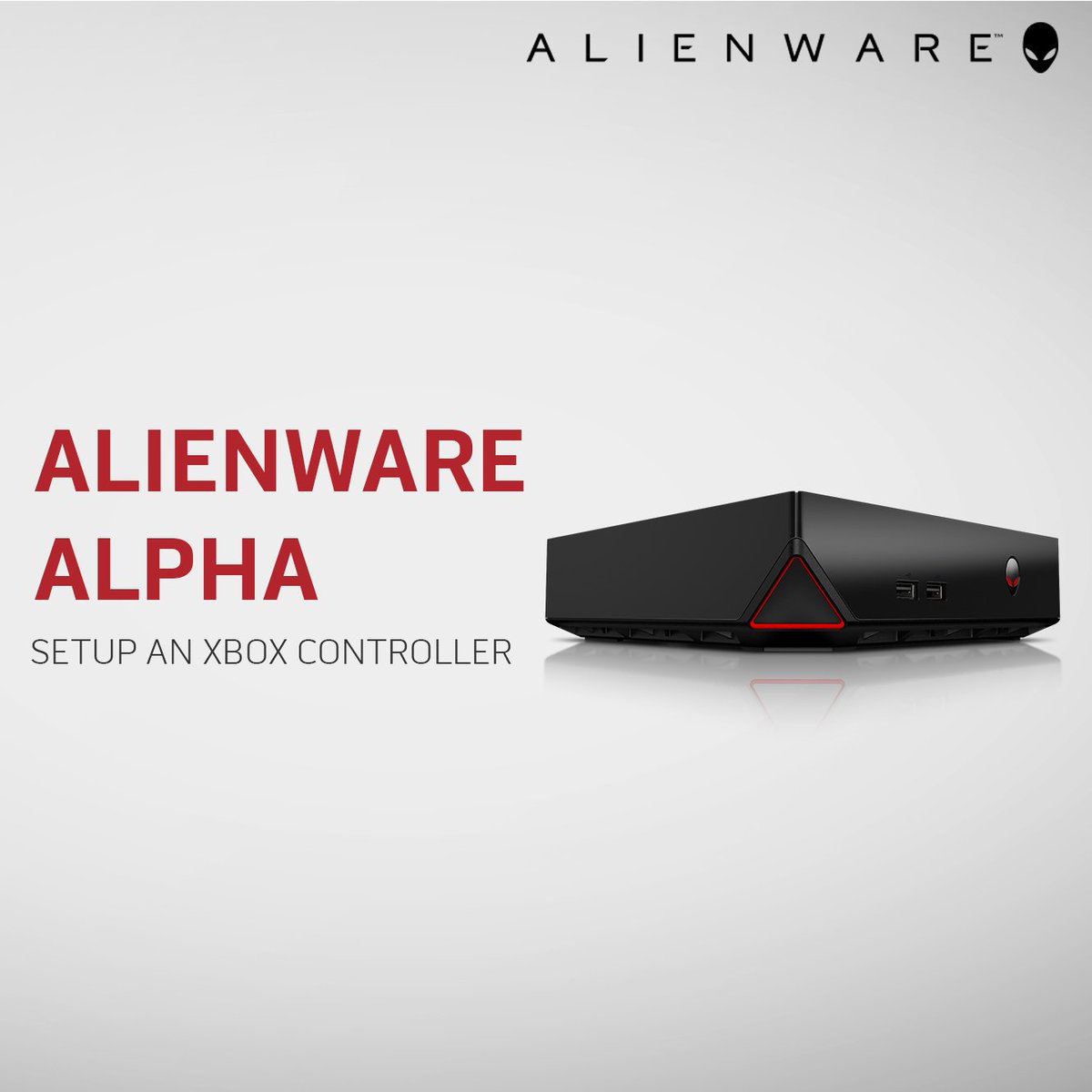 AlienwareTech's tweet photo. Here's how you connect an XBOX controller to your #AlienwareAlpha https://t.co/g4nMxrrGHQ