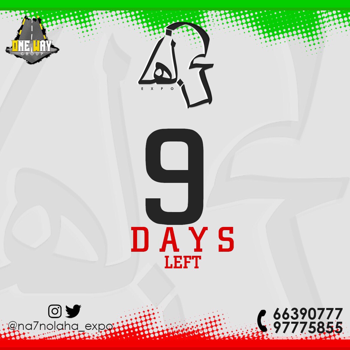 na7nolaha_expo's tweet photo. 9 Days Left 🔥 https://t.co/57I31sWioS