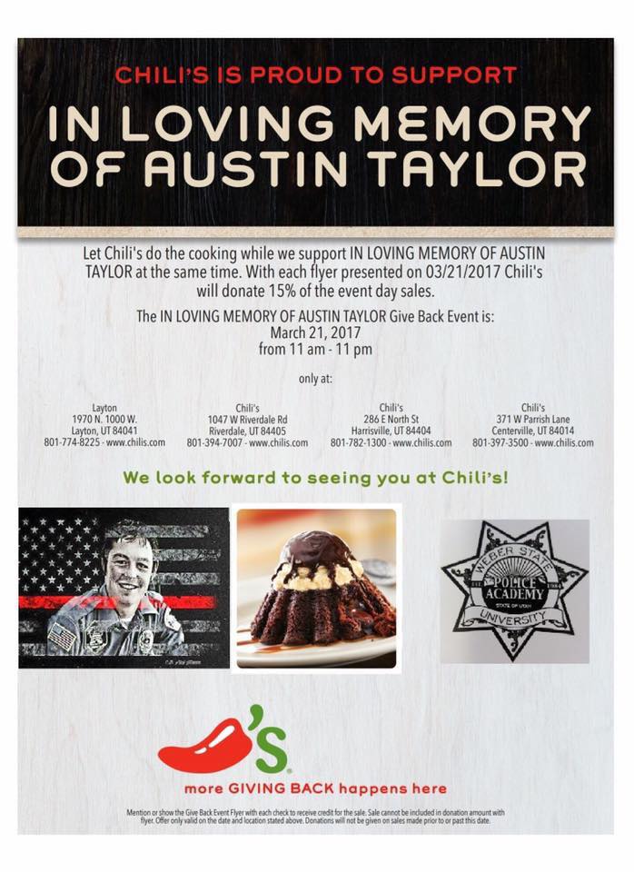 BrighamPolice's tweet photo. If you are able to, please go and support this event in memory of Austin Taylor! https://t.co/GqKM58cGR3