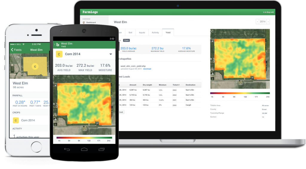 IntelAI's tweet photo. AI is helping @FarmLogs offer recommendations to farmers on maximizing yield and profits.#SXSW https://t.co/AGs2dyO6eh