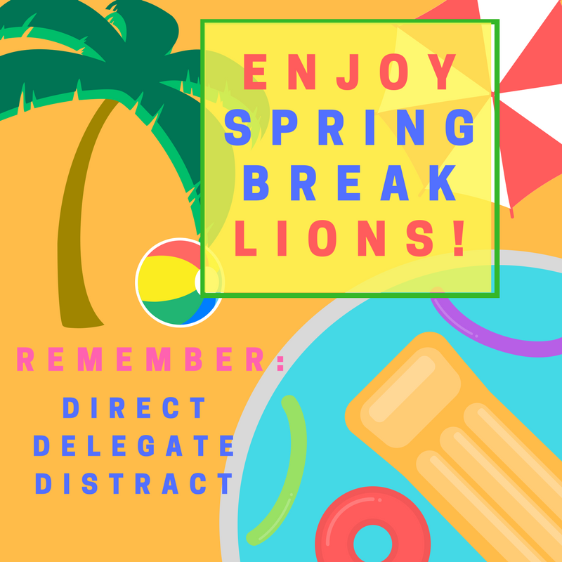 GreenDotLeo's tweet photo. Hope you are still enjoying your Spring Break! Remember: Green dots can be done anywhere and everywhere. #GreenDotLeo #mysaintleo https://t.co/rbbvHCpoLO
