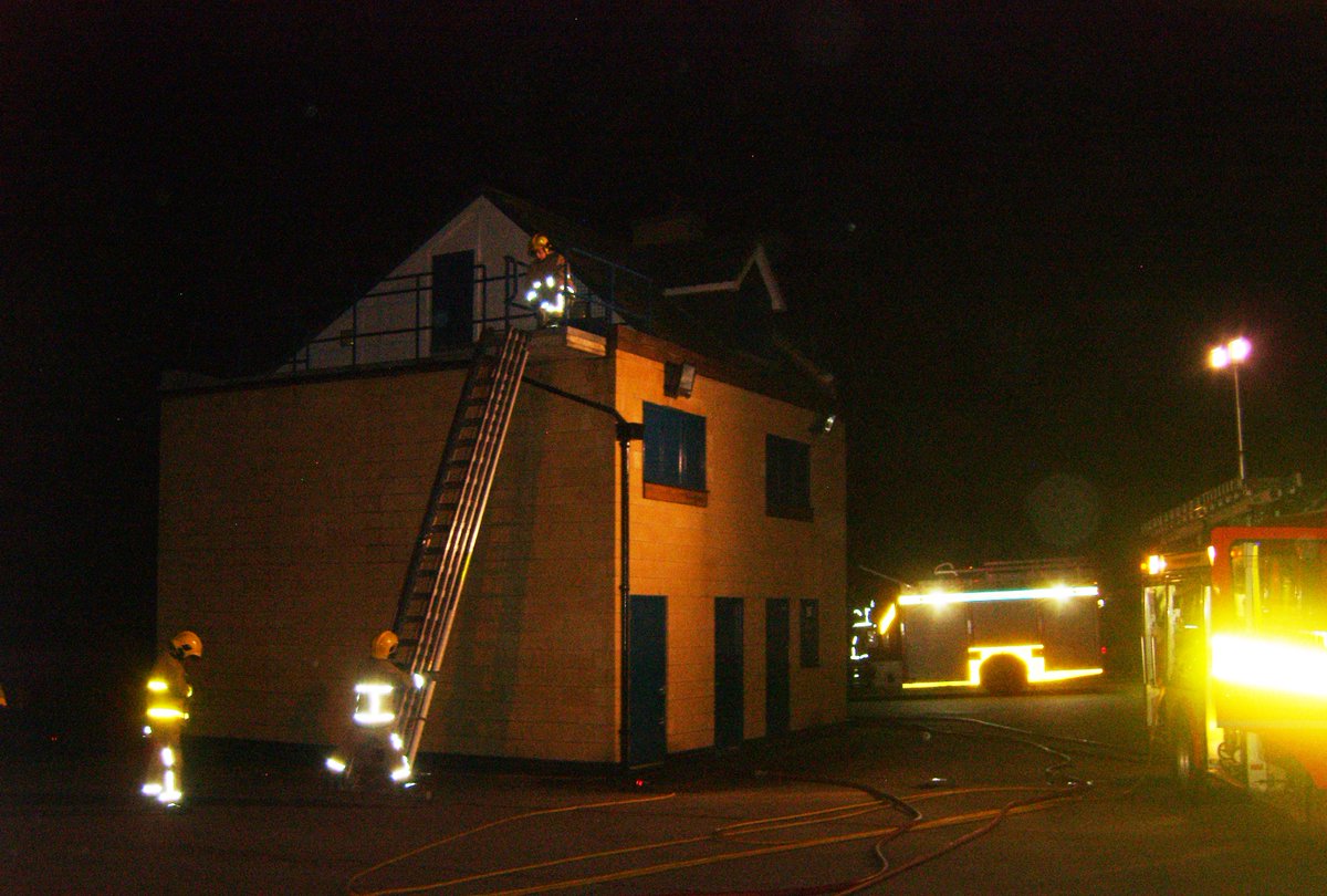 Macclesfield and Poynton on-call training in Macclesfield's smoke house. Interested in being an on-call firefighter? goo.gl/ff7E13