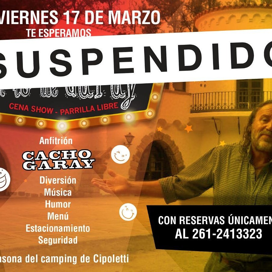 CachoGarayOK's tweet photo. Por problemas personales, queda suspendido el evento del viernes, próximamente comunicaremos nueva fecha..Gracias a todos/as.. Fuerza Vieja! https://t.co/rOoaLU3loX