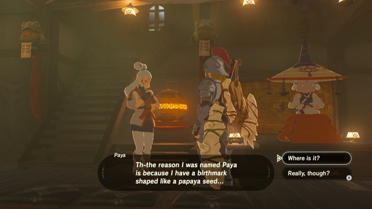 Metroid Mike 64 on X: The papaya seed birthmark is located in one of the  darkest places in all of Hyrule. #Switch #Paya #PapayaSeed #Zelda #BOTW  #ChoutCouch t.coHVEG3Igphu  X