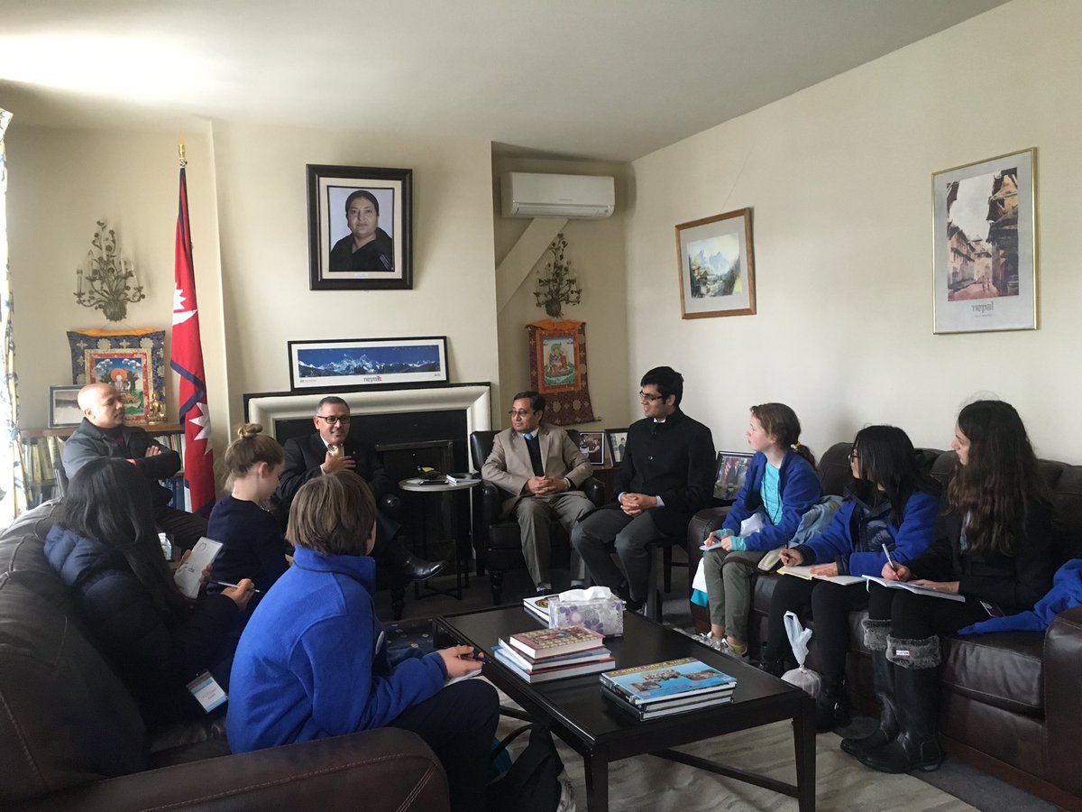 KidUnity's tweet photo. #ChangeinNepal meeting w/ #Nepali ambassador discussing #education in this Himalayan country https://t.co/PJTzJVgG2j