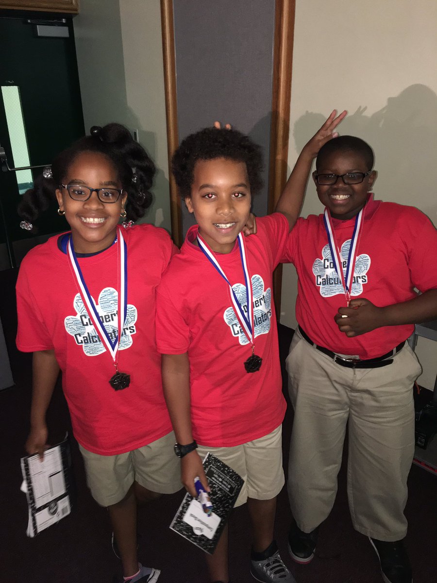 Stellar performance by the math team at the Cadre 8 math competition! #mathrocks #colbertshines #STEM
