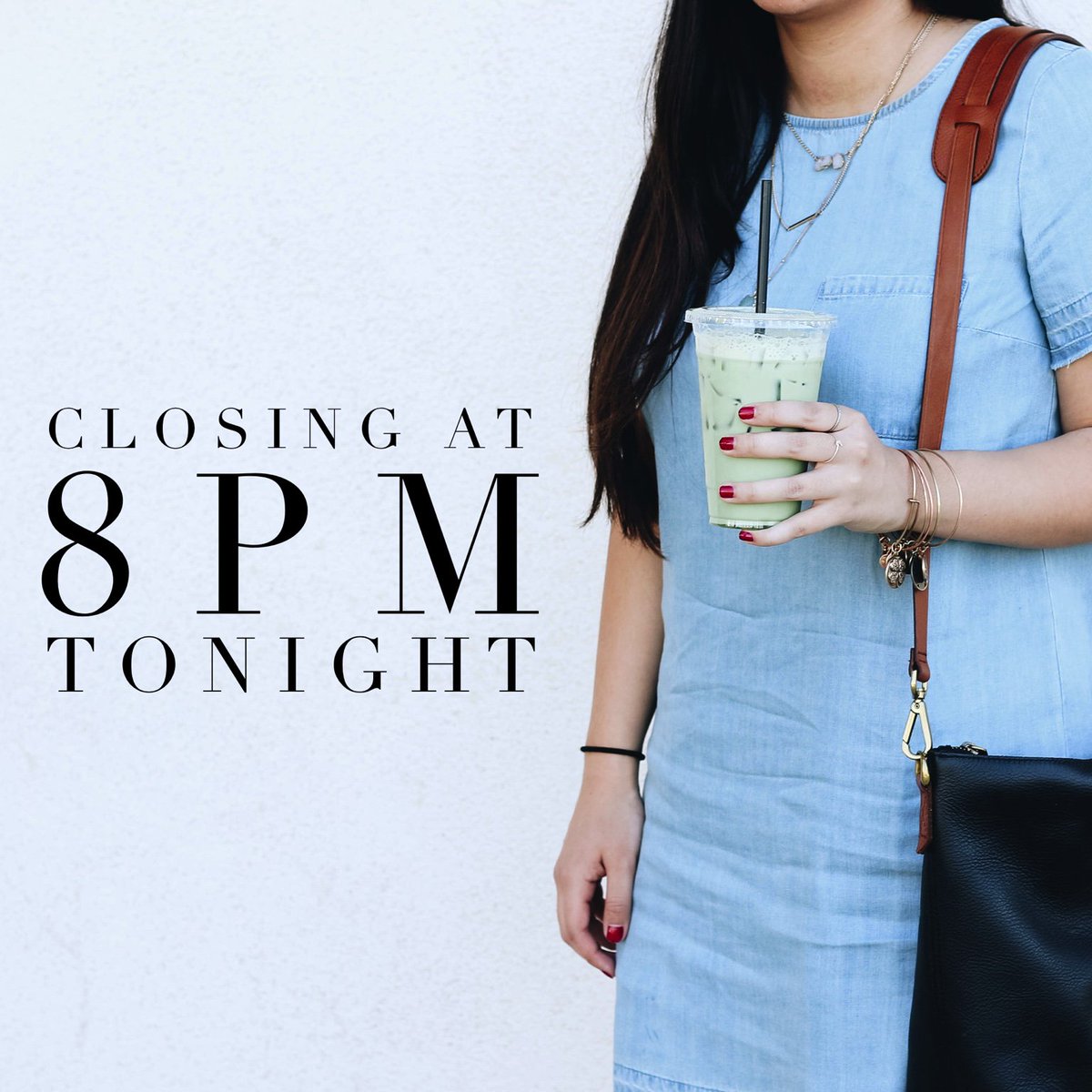 RestoreRoasters's tweet photo. Due to a staff meeting, we are closing at 8 pm tonight! Come get your coffee early so you don’t miss out! #matcha https://t.co/F49ZIyyvKo