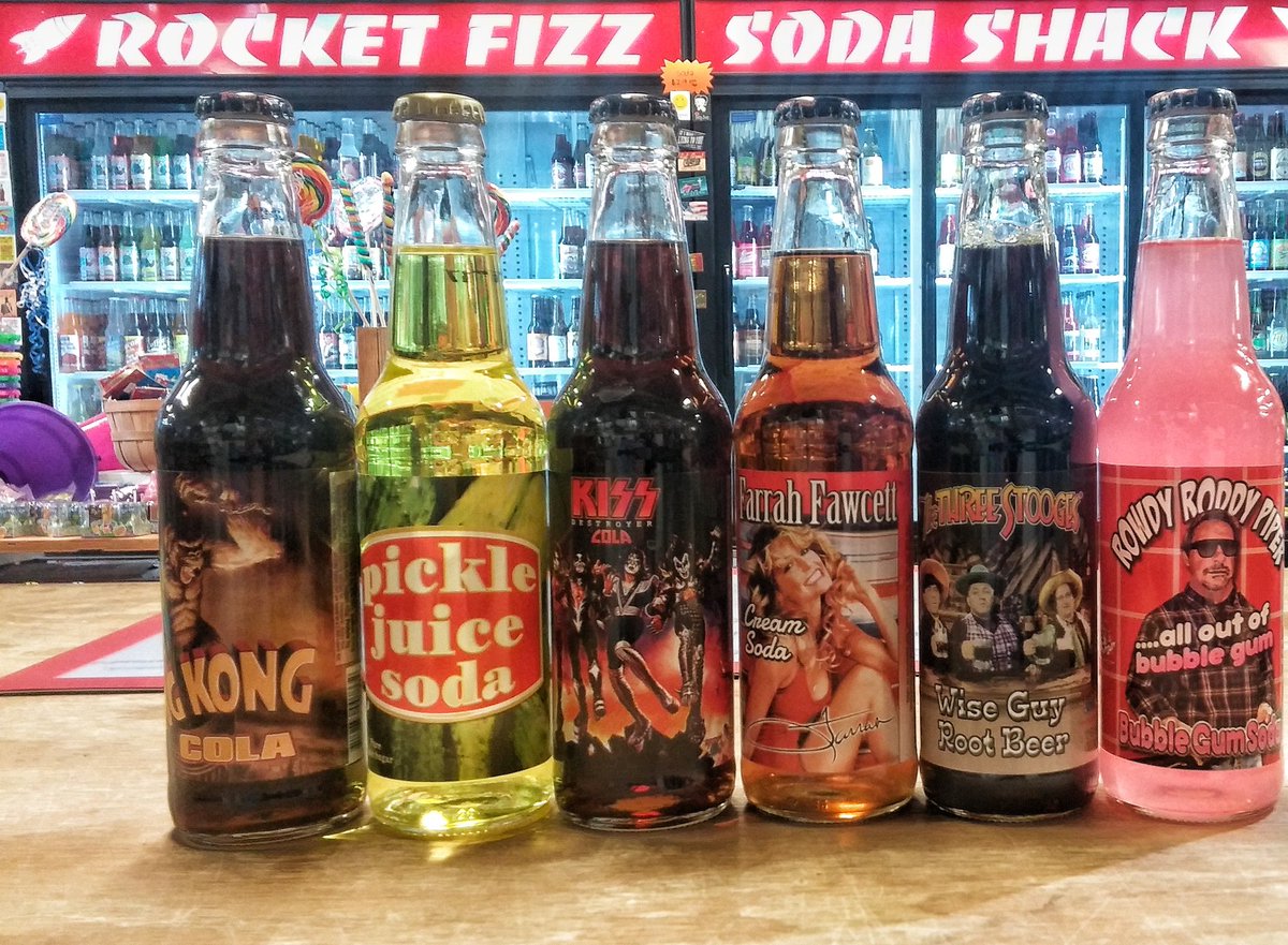 RocketFizzPitt's tweet image. Restocked PLUS the new #kiss soda!