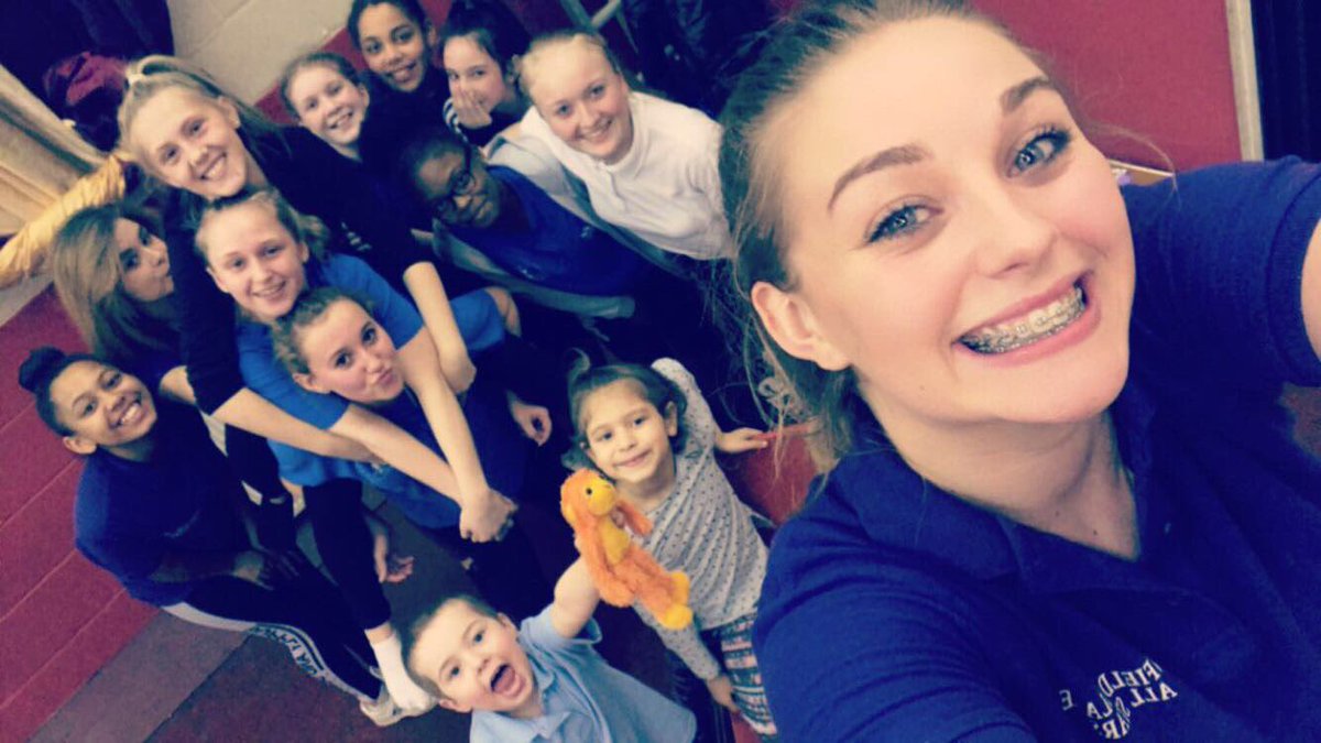 EnfieldBlaze's tweet photo. We're not just cheerleaders, we're FAMILY! 💜💜 #cheerleaders #family #ukca #cheer https://t.co/GwfGGWlinh