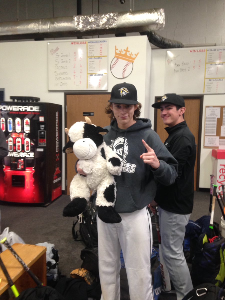 GrimsBaseball's tweet photo. Earnest on his first day to districts https://t.co/TxxC7QXBbD