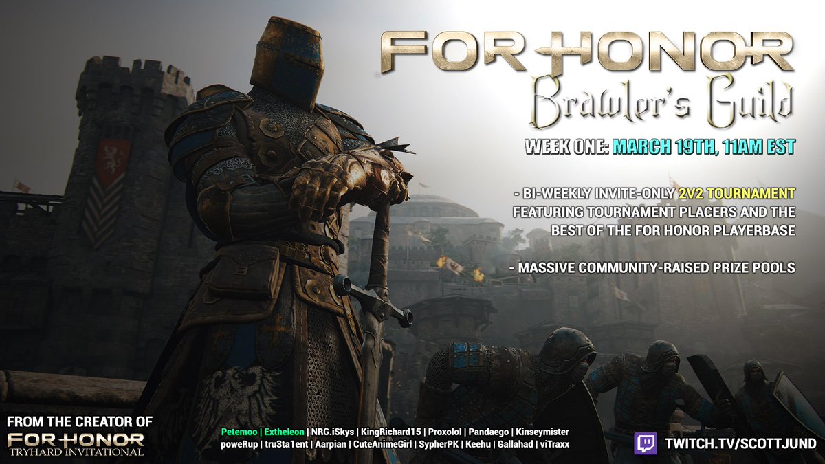 ScottJund's tweet photo. From the ashes of the Tryhard Invitational comes a bi-weekly best of the best 2v2 tournament. https://t.co/IH7U8oi5U6