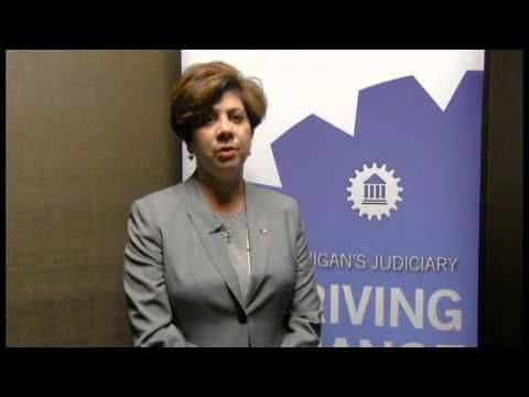 MISupremeCourt's tweet photo. VIDEO: Judge Karen Khalil on why she took on a #problemsolvingcourt - https://t.co/RhhGtxYPcM #MATCP17 https://t.co/QMGp3kcgMo