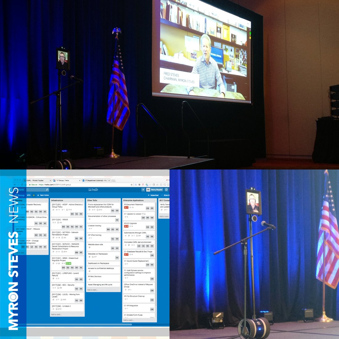MyronSteves's tweet photo. Many tools help successfully managing from remotely #Trello #Pivotal #Slack #DoubleRobotics #AAMGAtech #AAMGA #workfromanywhere #insurance https://t.co/AGhuVy6iuc