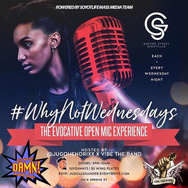 thpnkc's tweet photo. #WhyNotWednesdays Powered by @soyotlife Organized by me #soyotqueen‼️@jugohendrixx Your Host‼️$5 Entry ‼️ Perfomornce Slots Available https://t.co/abfxpJWnVE