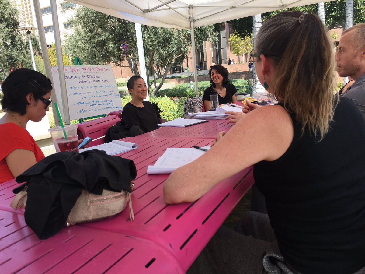 GrandPark_LA's tweet image. Writing about dreams, vision, and goals 📝 #writersmeetup #mappinginspiration