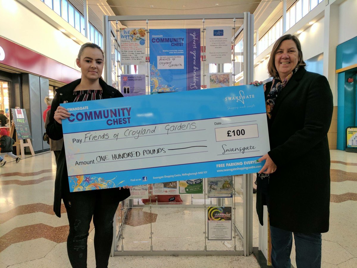 FCGLZ1's tweet photo. Friends of Croyland Gardens and the Lost Zoo, awarded the November £100 prize fund by the Swansgate Community Chest. https://t.co/qKR0s9lWPB