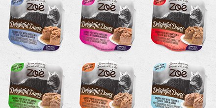 ZoeForPets's tweet photo. Our Delightful Duets wet cat food is sure to delight your kitty. It's also grain and GMO-free! Try it now! https://t.co/o1VYd0FHyL https://t.co/rgFkX5Z9cv