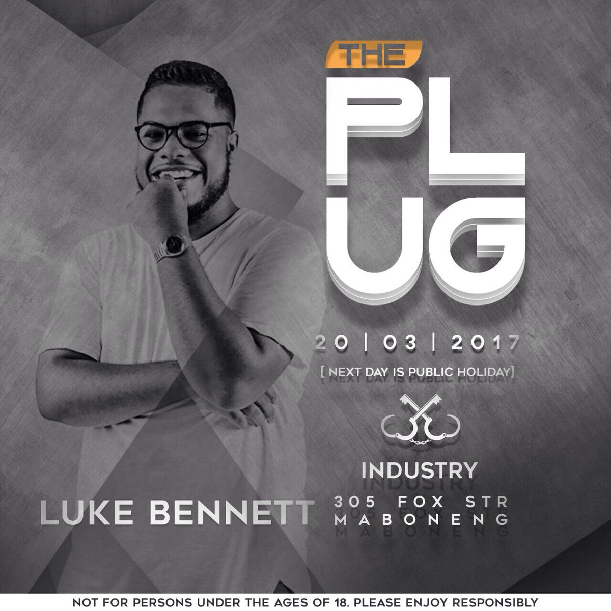 ThePlugEvent's tweet image. Its almost time for the ULTIMATE HOOK UP.

INDUSTRY | 305 Fox Street Maboneng

20 | 03 | 2017

#ThePlug20thMarch