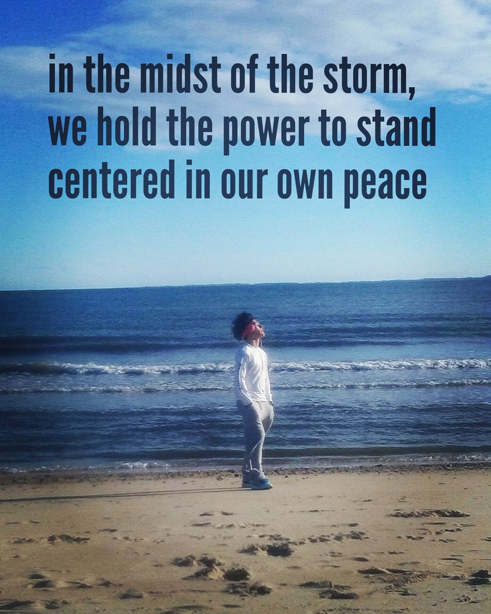AmySunshineCT's tweet photo. Stand centered in peace. #strength #life #livelaughlove  #forgiveness https://t.co/5PxMWxkhQm