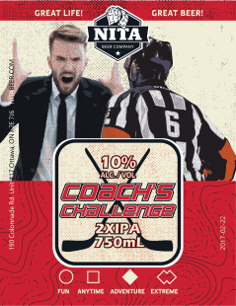 CRAFTOttawa's tweet photo. Today's cask is @nitabeerco Coach's Challenge! This double IPA is strong and hoppy. Tapping at 4PM! #tuesdaycask #realale #drinklocal https://t.co/u84hJQhRZW