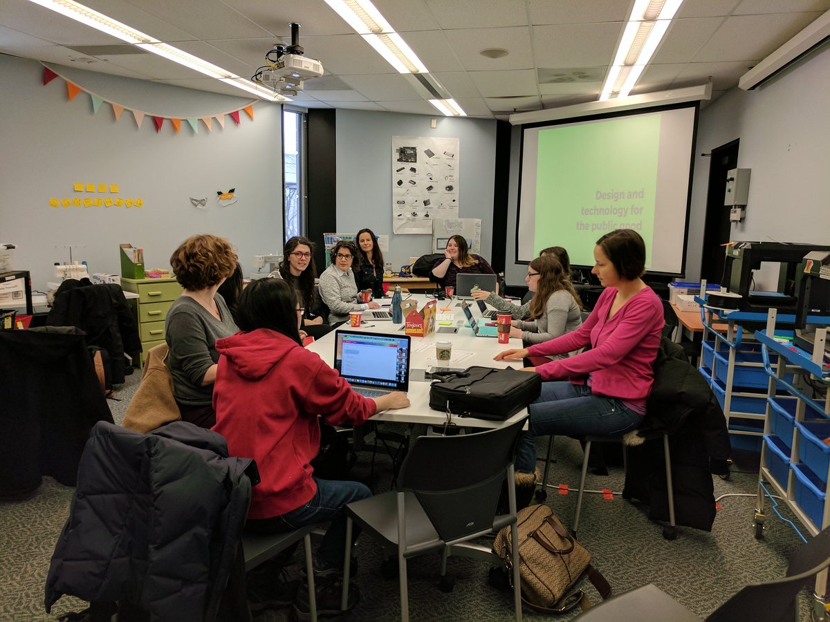 UofTACM's tweet photo. Great turnout for @mhellstern's talk about design and public good for our final #ACMBrownBag - drop in if you're around BL307! https://t.co/osVmFV3jqm