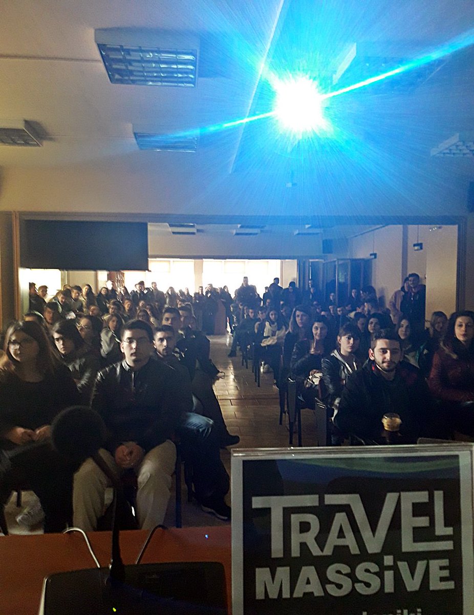 TravelMassiveTH's tweet photo. Photo from Travel Massive Event this morning with students of Tourism in Thessaloniki! #travelmassive #Thessaloniki https://t.co/e21iiauMa3