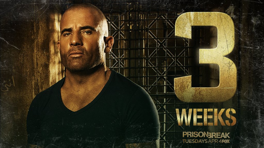 #PrisonBreak returns Tuesday, April 4 on FOX. 🔓 Retweet if you're ready to break out!