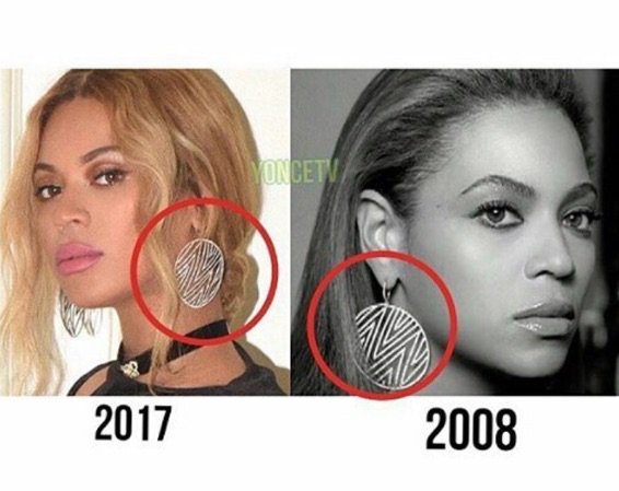 lilduval's tweet photo. If Beyoncé can wear the same earrings from 9 years ago yo basic and bougie ass can wear the same outfit twice https://t.co/tpZFegEate