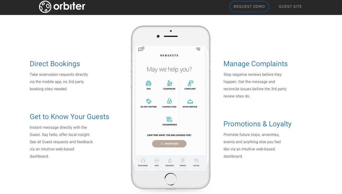 The Orbiter App- The future of GUEST ENGAGEMENT 📱
👉lnkd.in/e7p8a9n
#ttot #hoteliers