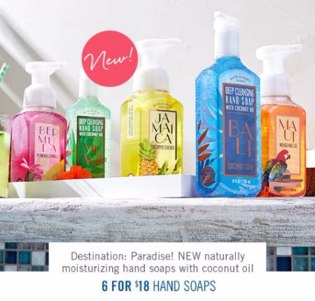 ShopQuailSpring's tweet image. Don't miss out! Shop in store and get 6 for $18 Hand Soaps for a limited time.