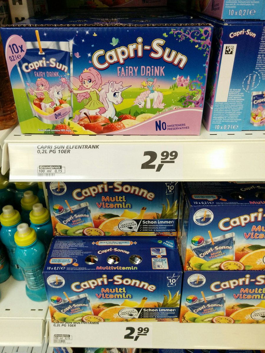 k4ii_'s tweet image. Jetzt wollen die uns mit dem Einhorn die Änderung von #CapriSonne auf #CapriSun verkaufen. Warum 😭😭😭